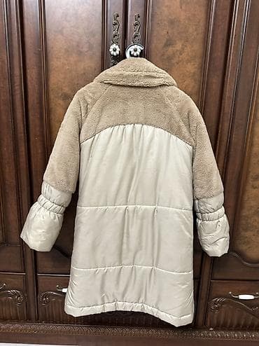 Пальто: Пальто, M, цвет - Бежевый — 2