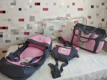 uşaq üçün çantalar: Usaq ucun 3 lü dest : çamadankenquri ve çanta.Qutulu veziyyetde — 1