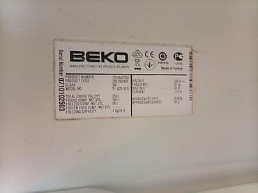 İşlənmiş 2 qapılı Beko Soyuducu Satılır, rəng - Gümüşü — 5