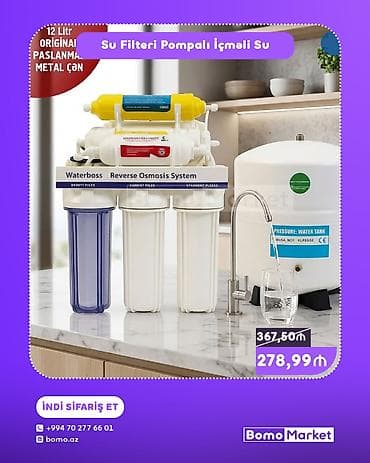 Su Filtri – Pompalı İçməli Su Sistemi - Texnologiya: Waterboss