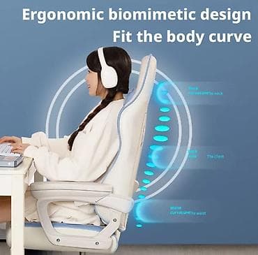 Ofis mebeli: Yeni, Təkərli, Qolları tənzimlənir, Süni dəri — 2