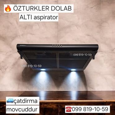 sessiz aspirator: Aspirator Öztürklər, rəng - Qara, Yeni — 1
