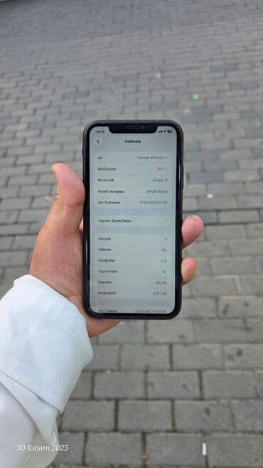 iphone 11 pro 256: IPhone 11, 128 GB, Space Gray, Simsiz şarj, Face ID — 6