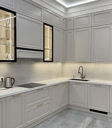 paltar dolab: Sifarişlə mətbəx dəsti, Özü çəkən petlələr, Mat laminat, Kredit yoxdur, Pulsuz çatdırılma — 1