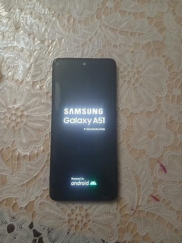 philips xenium x530: Samsung Galaxy A51, rəng - Qara, Barmaq izi — 2