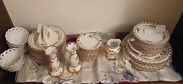 qab qacaq satisi: Nahar dəsti, rəng - Ağ, Farfor — 1