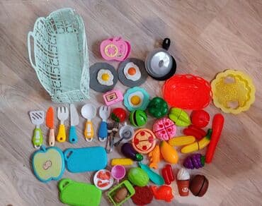 oyuncaq metbex: Uşaqlar üçün nəzərdə tutulmuş bu oyuncaq dəsti müxtəlif mətbəx — 1