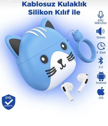 a31 kontakt home: İşlənmiş Simsiz (Bluetooth) Qulaqcıqlar, Hoco, rəng - Ağ — 3