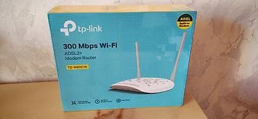 lil solid dual: TP-Link TD-W8961N ADSL2+ Modem Router - 300 Mbps Wi‑Fi sürəti - — 2