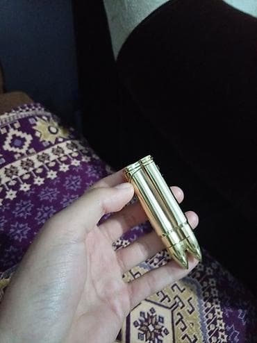 Qazla işləyən cib alışqanı – “güllə” dizaynı - Material: metal — 3