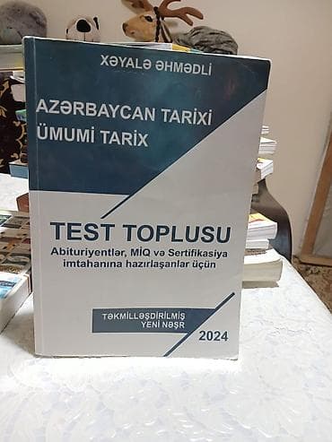 Kitablar və jurnallar: Məhsul: “Azərbaycan Tarixi, Ümumi Tarix – Test Toplusu” Müəllif — 1