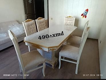 utu stolu: Qonaq otağı üçün, 6 stul — 1