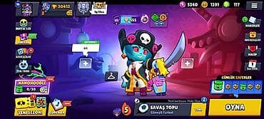 Pop It-lər: Brawl Stars oyunu üçün yüksək səviyyəli hesab - Kupa yolu: 30 412 - — 1