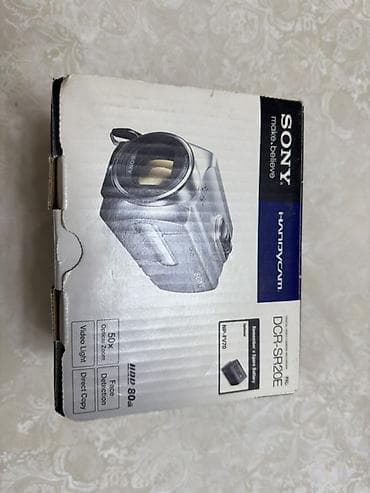 ps2 disk: Sony Handycam DCR-SX65E videokamera Xüsusiyyətlər: - 50x optik, 60x — 5