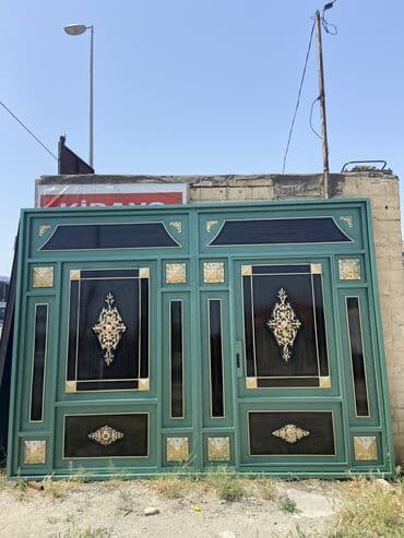 ən ucuz darvazalar: Eni-3 Hündürlük-2.60 Çərçivə-8lik Şveller,List-2.5,Profil — 5