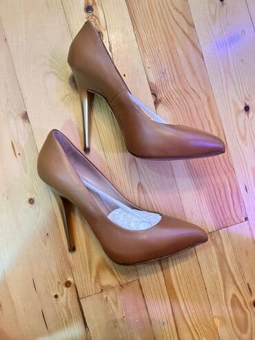 женские ботильоны на танкетке: Vicini qadın tuflisi - Brend: VICINI - Material: Vero Cuoio – — 2