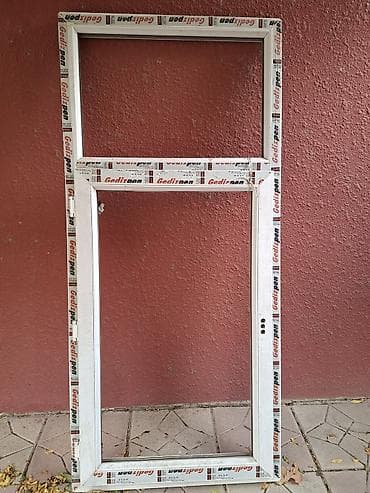 plasdik qapi pencere: PVC pəncərə çərçivəsi – Gedizpen profili - Material: PVC (Gedizpen — 1