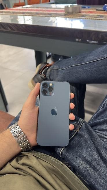 IPhone 12 Pro, 128 GB, Pacific Blue, Face ID lalafo.az -da IPhone 12 Pro, 128 GB, Pacific Blue, Face ID