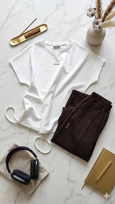 OYSHO qadın idman dəsti - Tərkib: yumşaq, elastik trikotaj parça