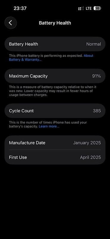 Avtoelektronika: IPhone 16, 128 GB, Qara, Face ID — 2