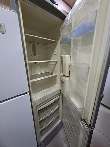 samovar satiram: Paslanmayan polad rəngdə ikikameralı soyuducu - Üst kamera – əsas — 2