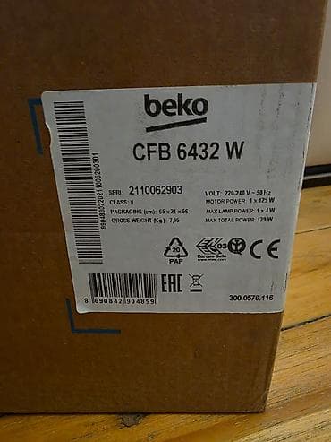 i̇nek: Aspirator Beko, rəng - Ağ, Yeni — 3