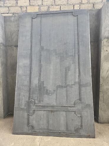 Дворовые ворота: Б/у Железо Дворовые ворота, Откатные, 3500 м, Механические, С дверью, цвет - Серый — 2