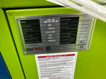 mini generator: 68kw-85kva GENPOWER Ölkəmizdə ən yeni və ən keyfiyyətli GENPOWER — 3
