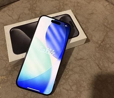 IPhone 15 Pro, 256 GB, Qara, Face ID lalafo.az -da IPhone 15 Pro, 256 GB, Qara, Face ID