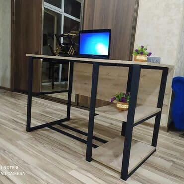 i̇kimərtəbəli çarpayılar ikinci əl: Yeni Kompyuter masasi.Ofis masasi Ofis mebeli. Dəmir Profil ve — 4