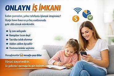 Onlayn iş imkanı – tam telefondan idarə olunan gəlirli fəaliyyət