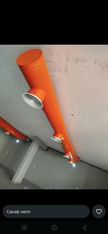 termoqaz kombi servis: Sənaye tipli hava kanalları və havalandırma xətləri – istehsal və — 5