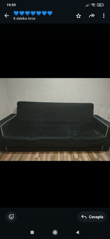 ofis ucun divan: Divan, İşlənmiş, Açılan, Bazalı, Parça, Çatdırılma yoxdur — 3