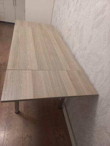 metbex masaları: Mətbəx masası, İşlənmiş, Açılan, Laminat, Dördbucaq masa — 3