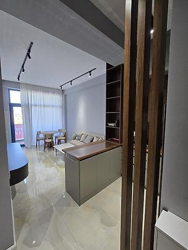 2022 kiraye evler: 1 otaqlı mənzil – müasir dizayn, tam mebellı və texnikalı Dəniz — 1