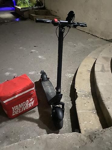 yango çanta: Elektrik skuter + termo çatdırılma çantası dəsti - Şəhər içi sürüş — 1