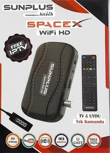 SUNPLUS SpaceX WiFi HD uydu qəbuledicisi yutub da işləyəcək sadə TV ni