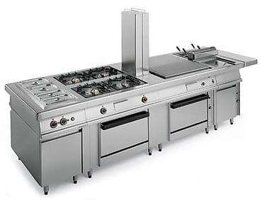 Peşəkar modul mətbəx xətti – restoran, kafe və yeməkxanalar üçün tam