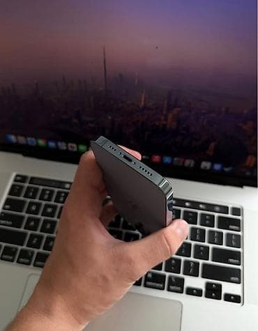 apple ipad 13: IPhone 13 Pro, 128 GB, Sierra Blue, Zəmanət, Simsiz şarj, Face ID — 5