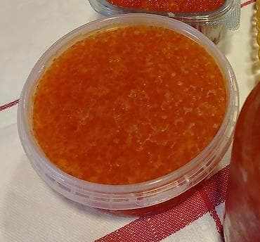 balta: Kamçatka keta ikrası – təbii qırmızı ikra - Növ: Keta (chum salmon) — 7
