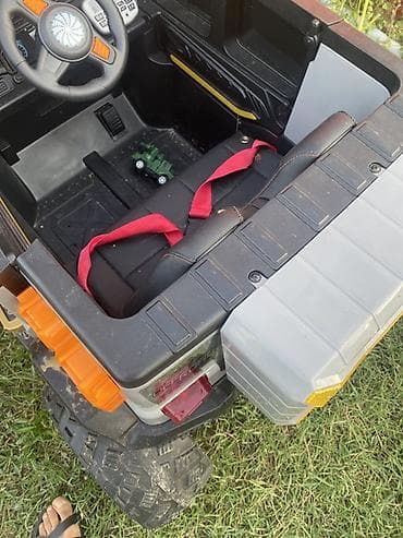ucuz usaq oyuncaqlari: Uşaq üçün elektrikli off-road cip maşın - Korpus: boz rəngdə — 5