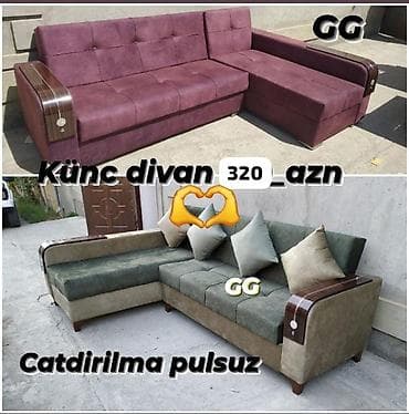 acilib yigilan stul: Künc divan — 1