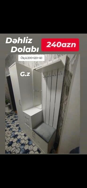 atotsi mebel: Yeni, Açılan, Düz dolab, Dəhliz dolabı — 1