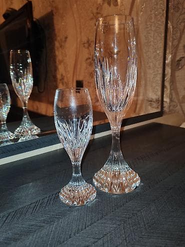 neman xrustal: Baccarat kristal bokal dəsti - Brend: Baccarat France istesali — 5