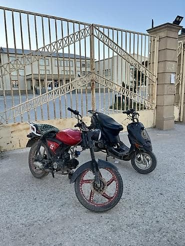 bmw e60 stop: M50 markalı yüngül motosiklet - Rəng: qırmızı-qara - Yanacaq: benzin — 4