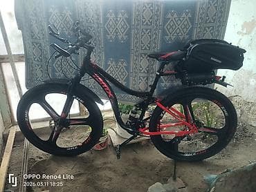 Velosiped ehtiyyat hissələri: İdman/dağ velosipedi – 26” təkərlər, qalın (fat) şinlər, 3 bıçaqlı — 3