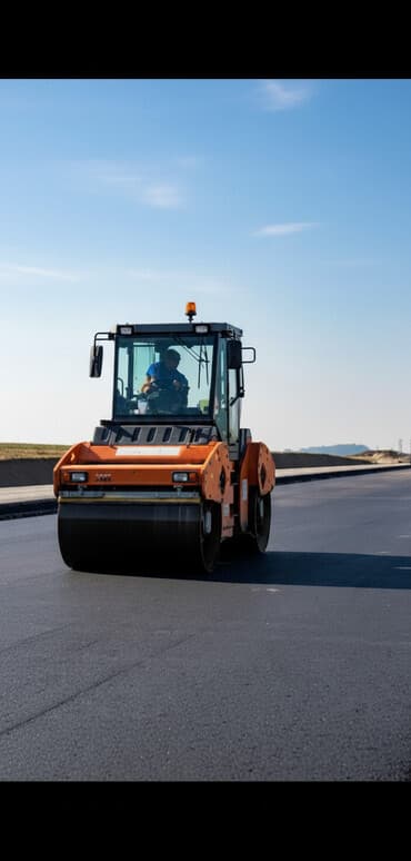 dam ortuyunun vurulması: Asfalt örtüyü işleri görülür.Obyektlerin qarşısı,baq ve mekteb — 1