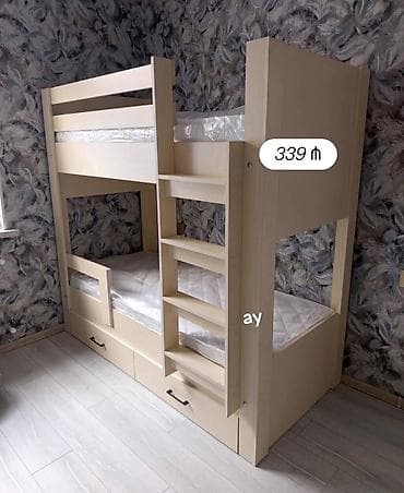 Oğlan və qız üçün, Yeni, Çarpayı, Matras ilə, Siyirməli