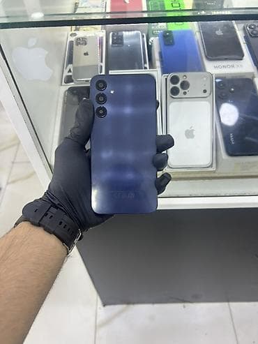 apple 12 256gb: Samsung Galaxy A25, 256 GB, rəng - Mavi, Zəmanət, Sensor, Barmaq izi — 1