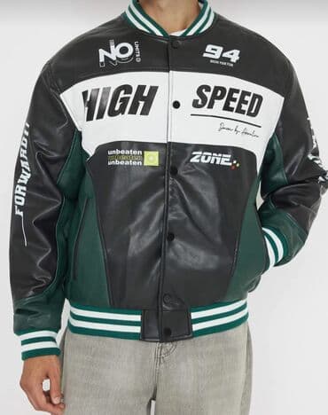 deri alti sepkiler: Ralli üslubunda unisex bomber gödəkçə Moto - Motosikletçi - Rənglər — 3